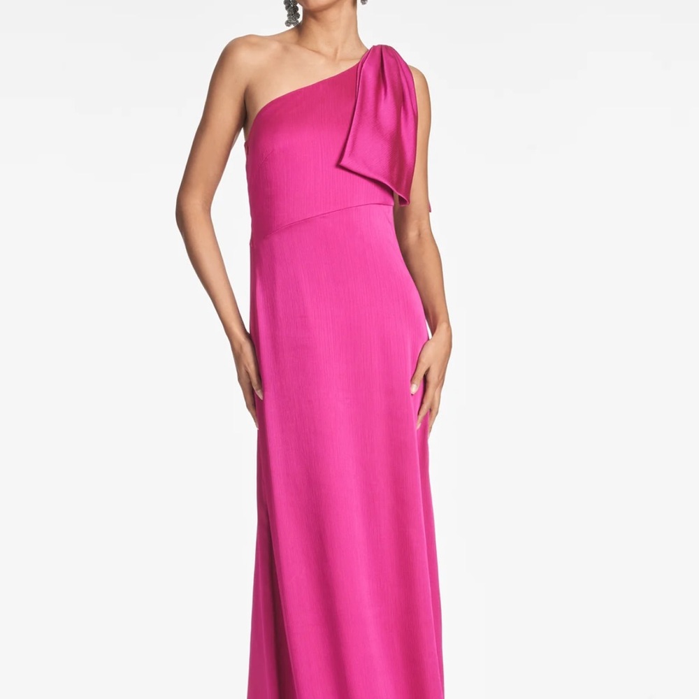 Sachin + Babi Fuchsia One Shoulder Dress